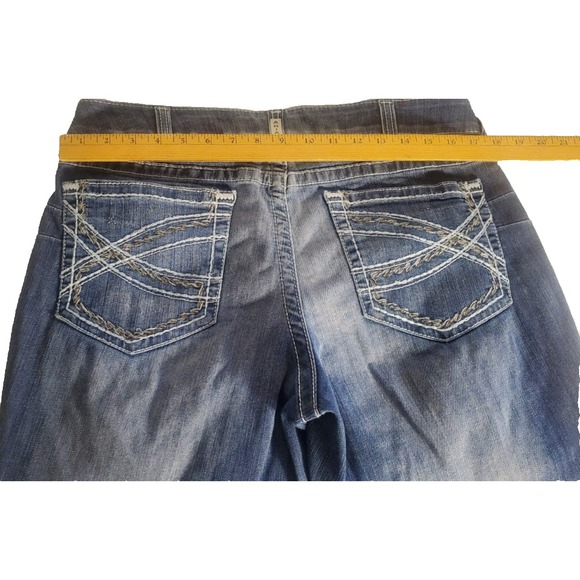 Ariat Real Denim Womens 33L RN105037 Blue Jeans Boot Cut 34" Inseam - Picture 3 of 6